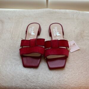 Red Women's Mules